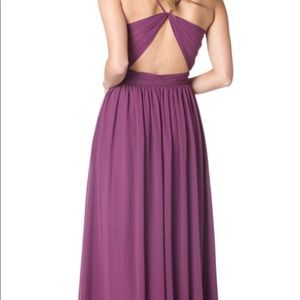 Bari Jay Bella Chiffon Bridesmaid Gown Sz: 4 NEW!